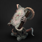 Limited edition Lovecraft collectible statue – Necronomicon book with tentacles and monstrous details.